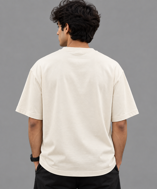 Coffee Miles Oversized T-Shirt – 240 GSM Premium Cotton