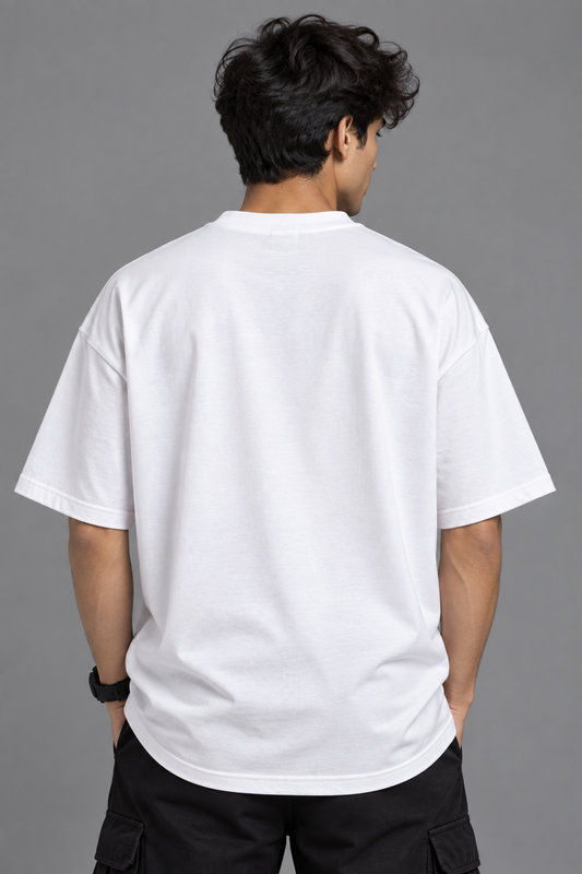 Offline Mode Oversized T-Shirt | 240 GSM Premium Cotton | Unisex Streetwear Tee